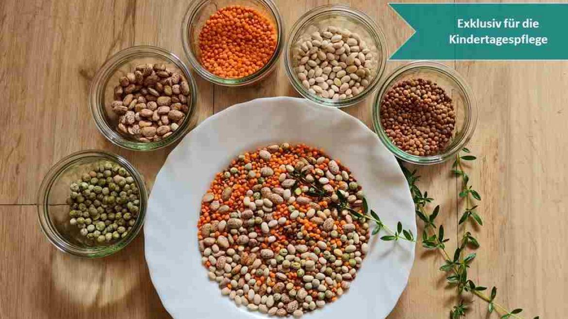 Hülsenfrüchte auf Teller