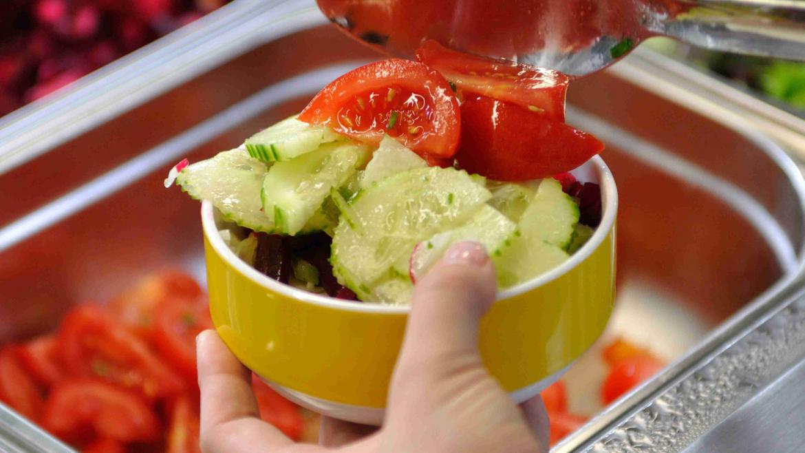 Tomate, Gurke, Salat