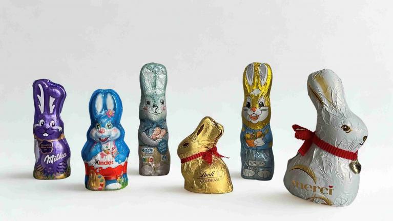 Schokoosterhasen Osterhasen 