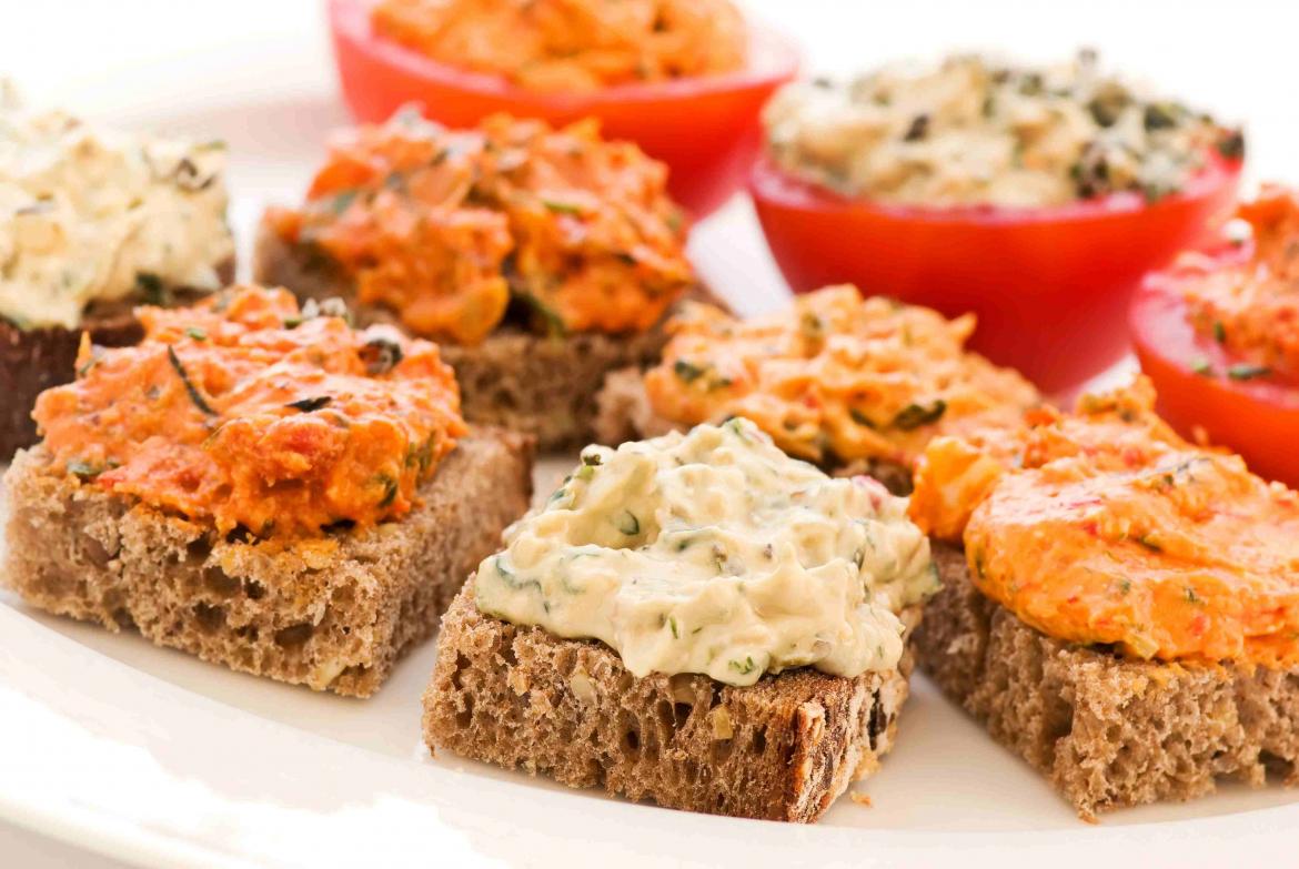 Brotaufstriche auf Brot