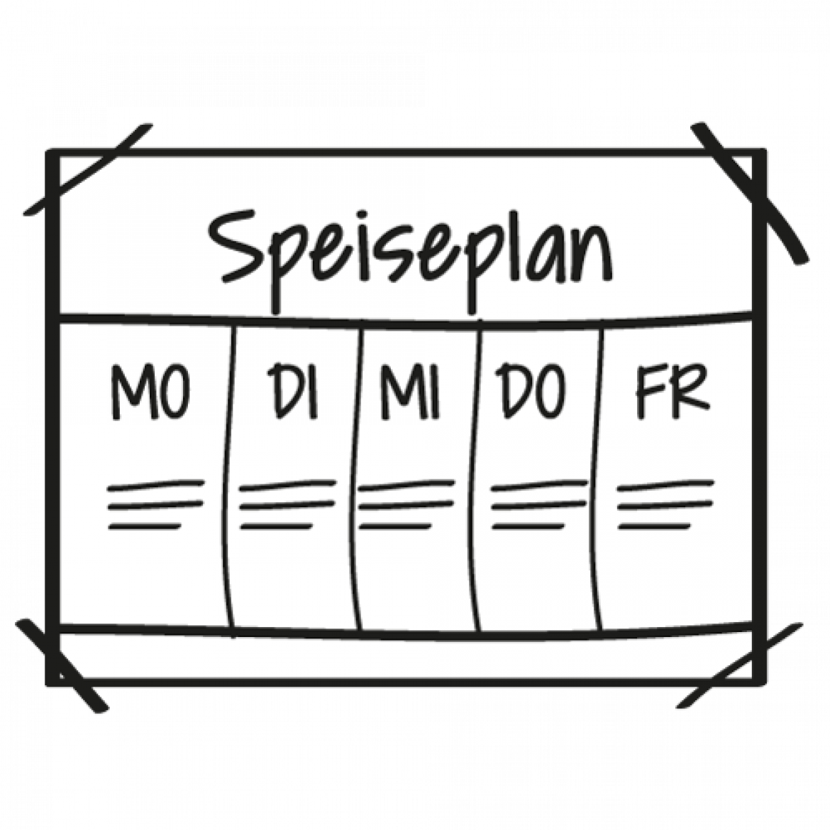 Speiseplan Grafik