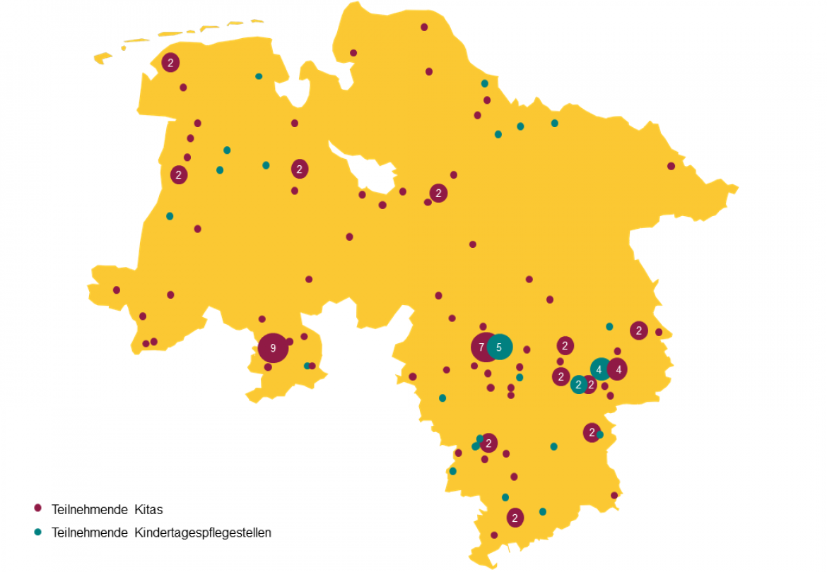 Landkarte Küchenpost